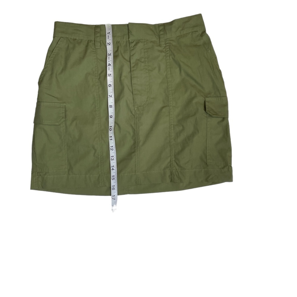 NWT Cotton On Cargo Mini Skirt Green Size 8 - Picture 7 of 8